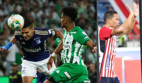 Nacional, Millonarios y Junior