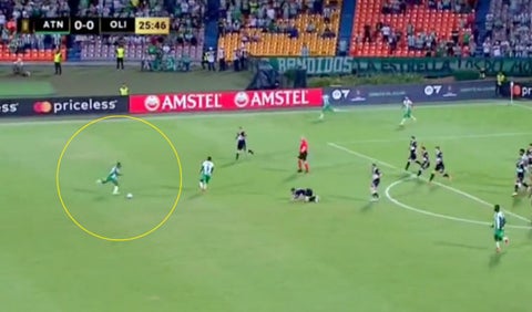 Nacional vs Olimpia, gol de Dorlan Pabón