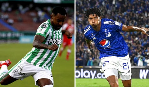 Nacional y Millonarios, reclasificación 2021