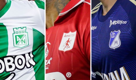 Nacional, América y Millos