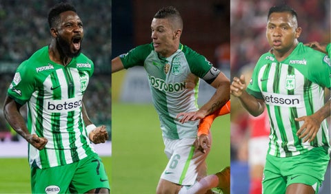 Nacional definió el futuro de Mateus Uribe, Álvaro Angulo y Morelos