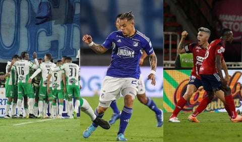 Nacional Millonarios y Medellín - Liga Betplay II 2023