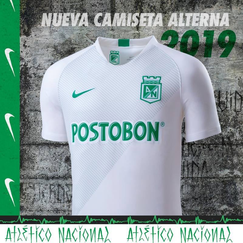 La camiseta de visitante de Atlético Nacional en 2019