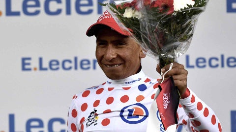 Nairo Quintana, líder de la montaña en el Tour de Francia