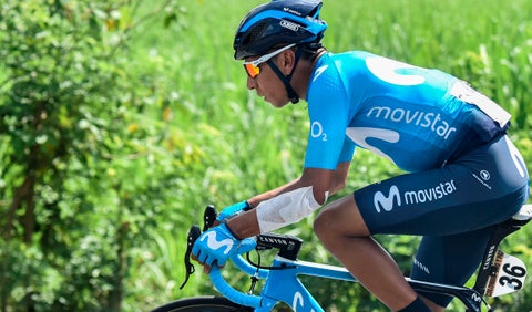 Nairo Quintana, ciclista del Team Movistar