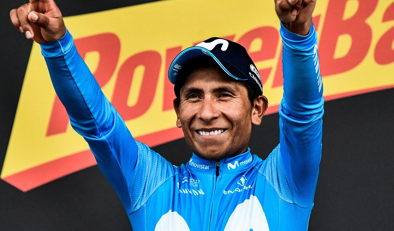 Nairo Quintana con el Movistar Team