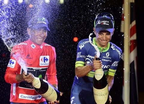 Nairo Quintana y Esteban Chaves