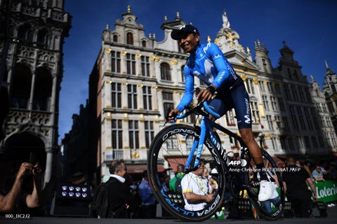 Nairo Quintana en el Tour de Francia