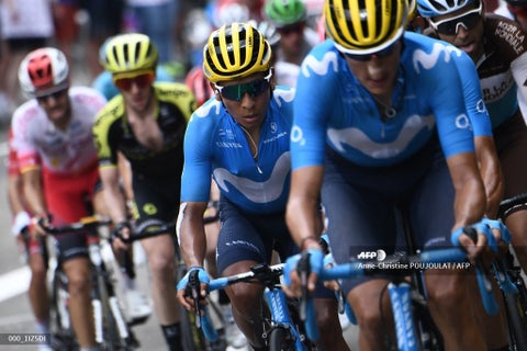 Nairo Quintana en el Movistar Team durante el Tour de Francia