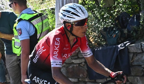 Nairo Quintana en una de sus últimas etapas con el Arkea en el Tour de Francia 2022