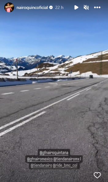 Nairo Quintana entrenando en Andorra