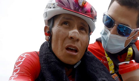 Nairo Quintana cuando era ciclista del equipo Arkea