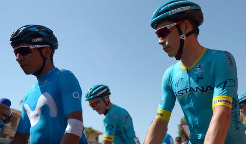 Nairo Quintana y Miguel Ángel 'Superman' López
