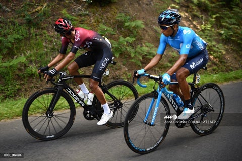 Egan Bernal y Nairo Quintana - Tour 2019