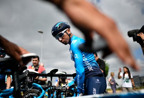 Nairo Quintana, ciclista colombiano al servicio de Movistar Team