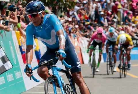 Nairo Quintana, ciclista colombiano al servicio de Movistar Team