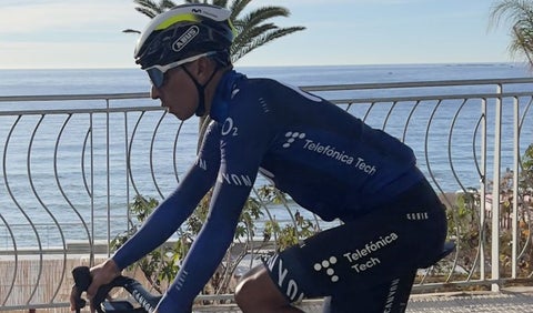 Nairo Quintana de pretemporada en Movistar