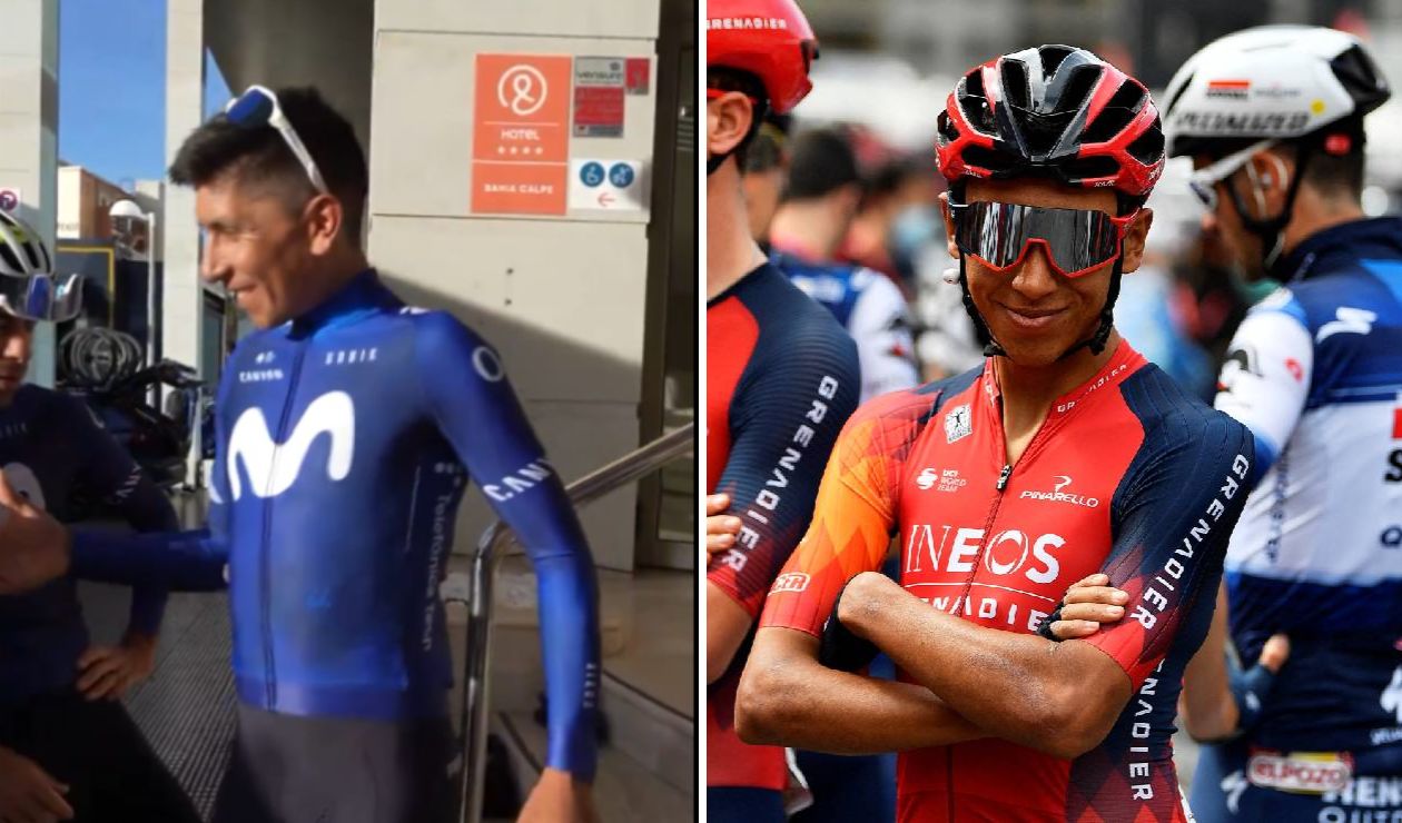 Nairo Quintana y Egan Bernal 2024
