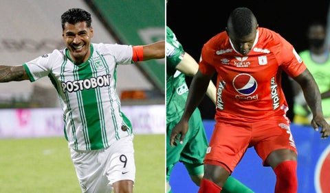 Nacional vs América; Liga Betplay