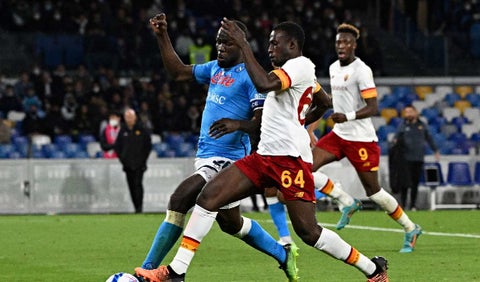 Napoli empató con Roma