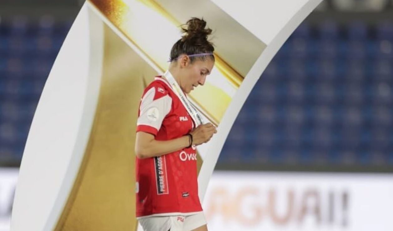 Natalia Gaitán, subcamepona de la Copa Libertadores