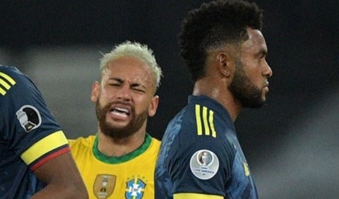 Neymar y Miguel Borja