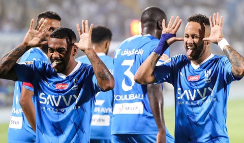 Neymar entrena con Al Hilal