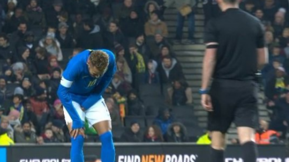 Neymar lesionado