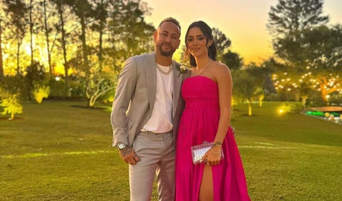 Neymar y su novia