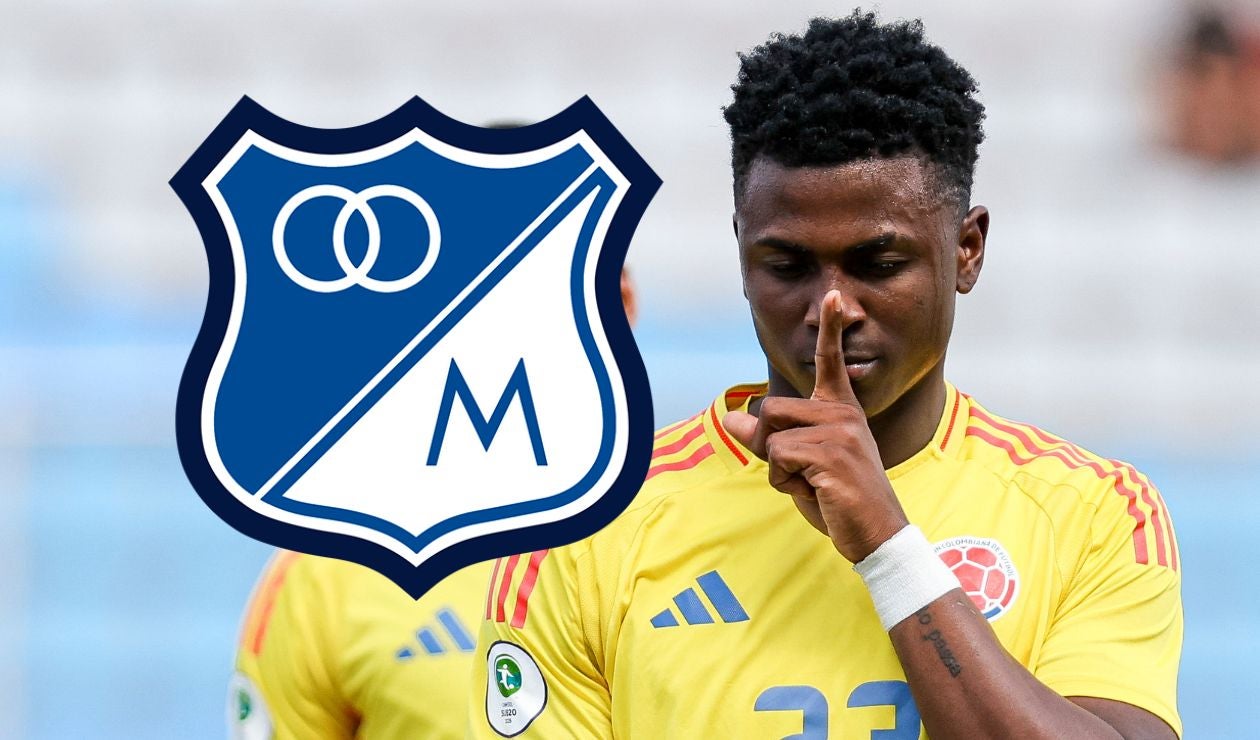 Néiser Villarreal con Millonarios