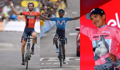 Nibali, Nairo, Carapaz