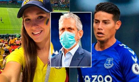 Nicole Regnier, James Rodríguez, Reinaldo Rueda