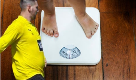 Niklas Süle en el entrenamiento del Borussia Dortmund con sobrepeso