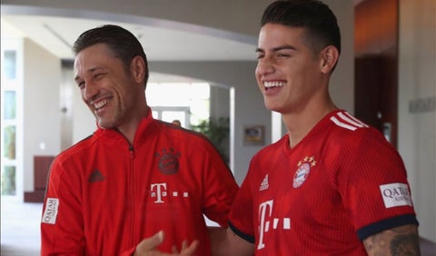 Niko Kovac y James Rodríguez