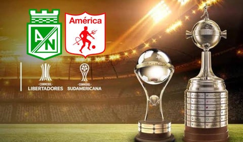Nacional y América con dura obligación en Libertadores y Sudamericana