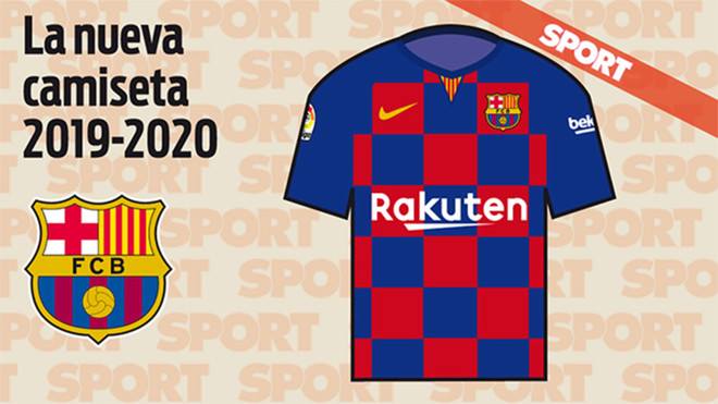Nuevo diseño de la camiseta del Barcelona 