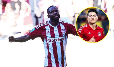 Bakambu​​​​​​​ y James - Olympiakos