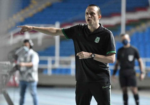 Alejandro Restrepo, técnico de Nacional.