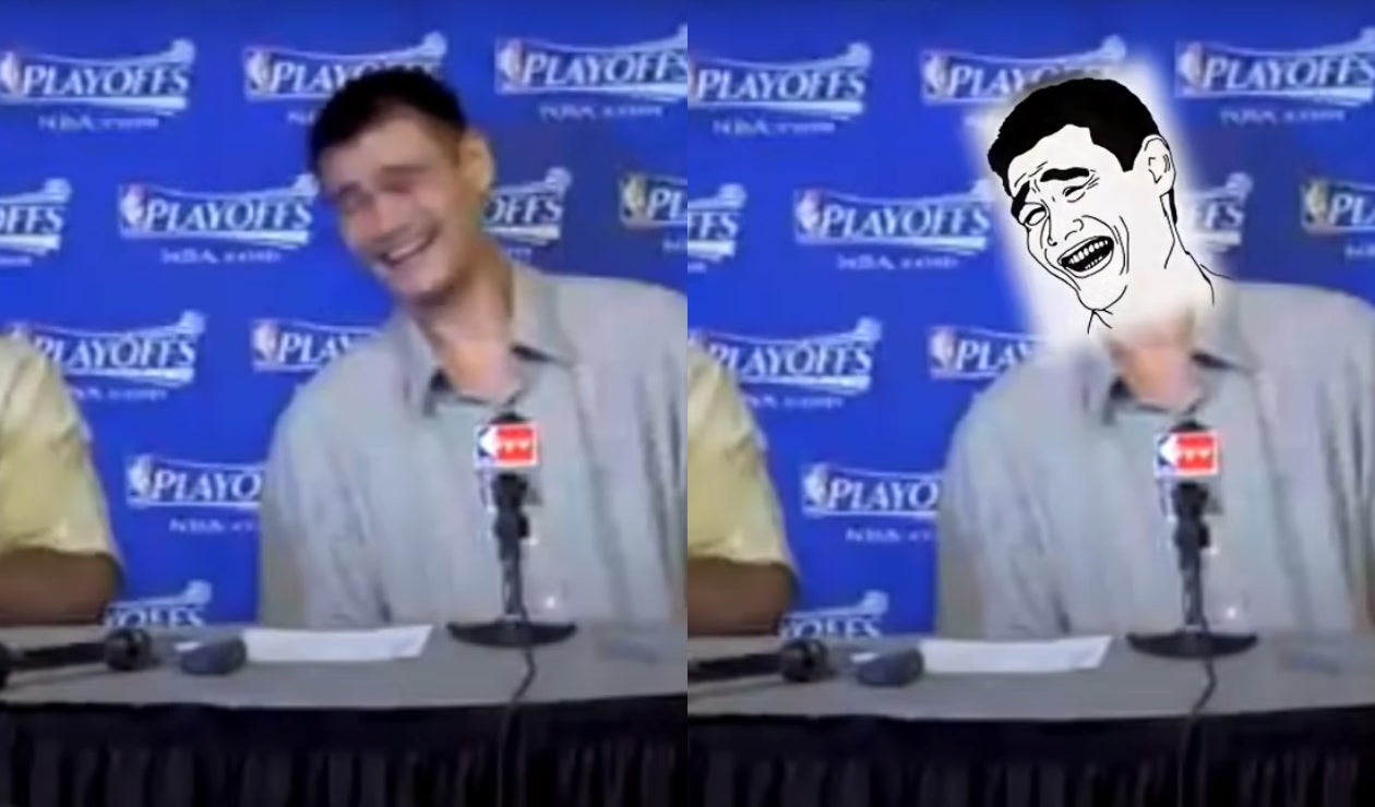 Basquetbolista Yao Ming y su icónico gesto que lo convirtió en meme, image size:1260x740