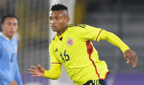 Oscar Cortes, una de las figuras de la Seleccion Colombia en el Sudamericano sub 20