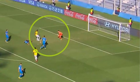 Óscar Cortés Colombia vs Eslovaquia