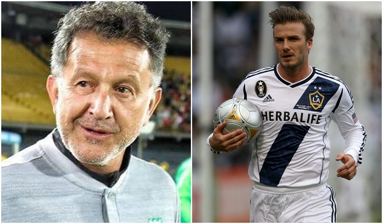 Juan Carlos Osorio y David Beckham