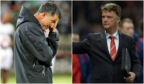 Juan Carlos Osorio y Louis Van Gaal