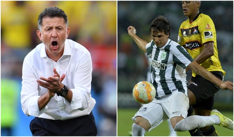 Juan Carlos Osorio (Técnico colombiano) y Pablo Zeballos (futbolista paraguayo)