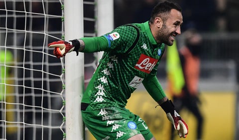 David Ospina regresó al arco de Napoli