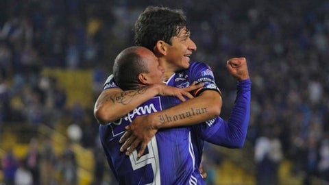 Roberto Ovelar y Juan David Pérez en Millonarios
