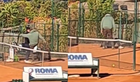 Padre agrede a su hija en un entrenamiento de tenis