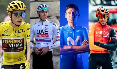 Ranking UCI 2024: Nairo y Egan se recuperan ante Pogacar y Vingegaard