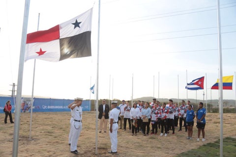 Presentada la bandera de Panamá en los Juegos Centroamericanos y del caribe