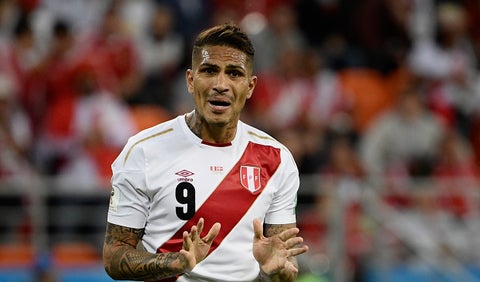 Paolo Guerrero, delantero estrella de Perú
